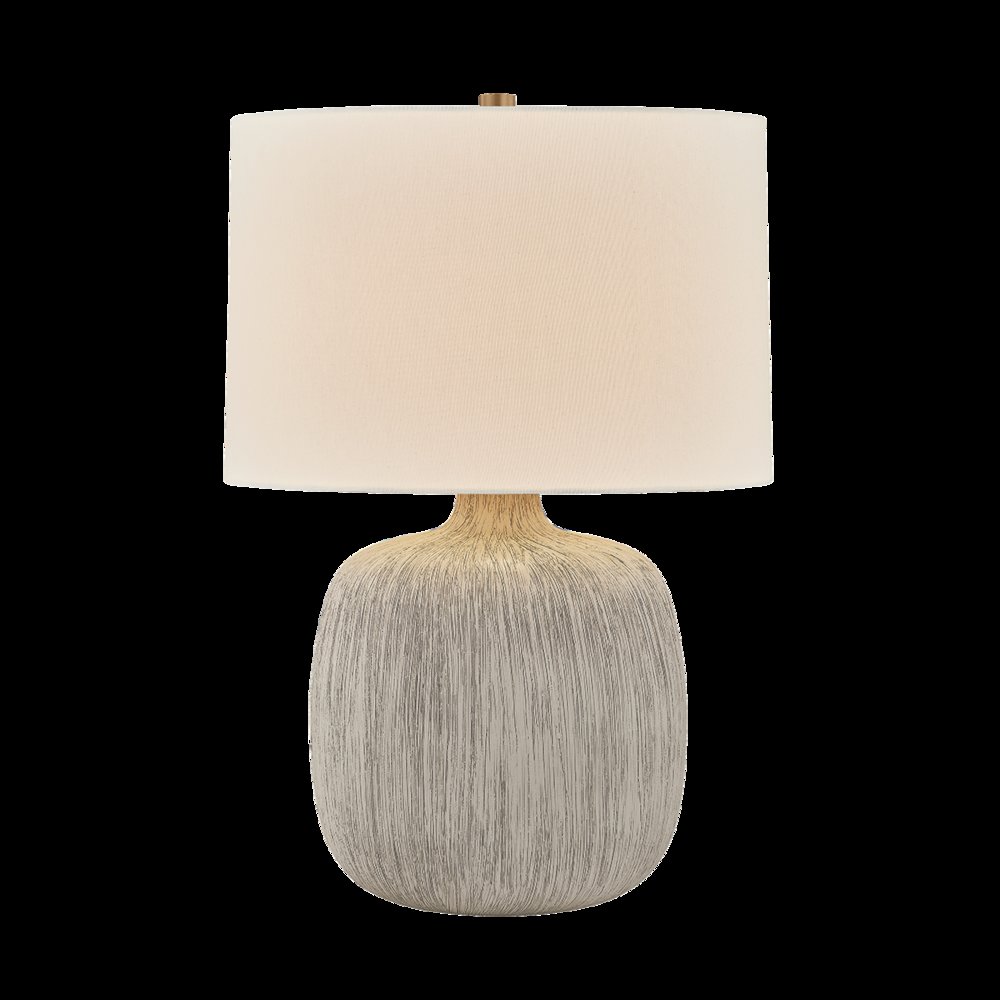 Keagan Table Lamp, Patina Brass. Picture 1