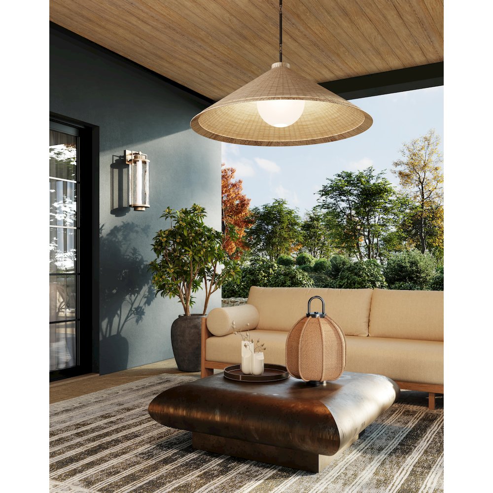 Maltby Rechargeable Table Lamp, Texture Black. Picture 6