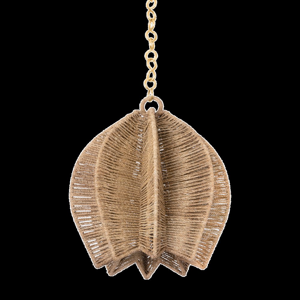 Valatie Pendant, Vintage Gold Leaf. Picture 1