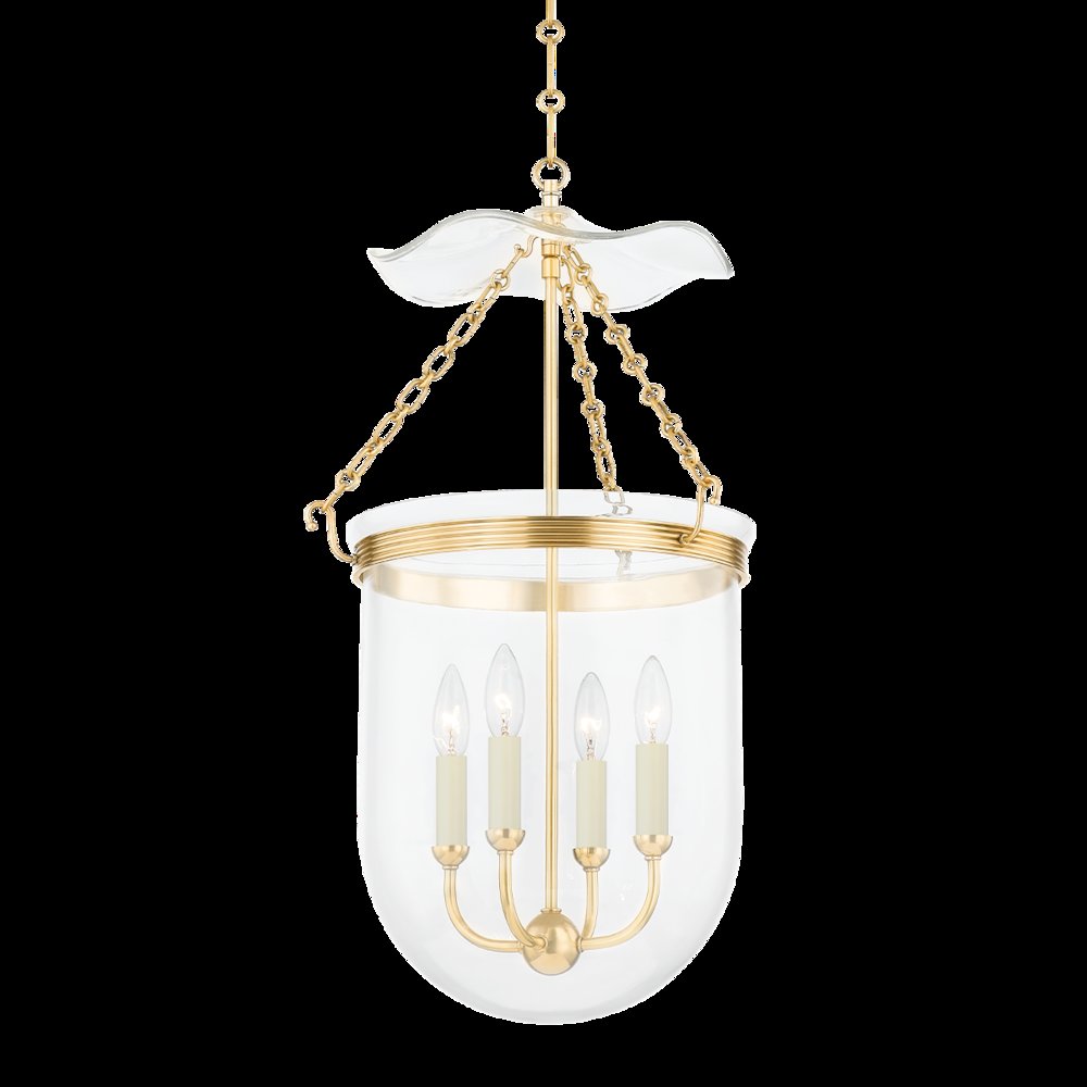 Rousham Lantern, Aged Brass. Picture 1