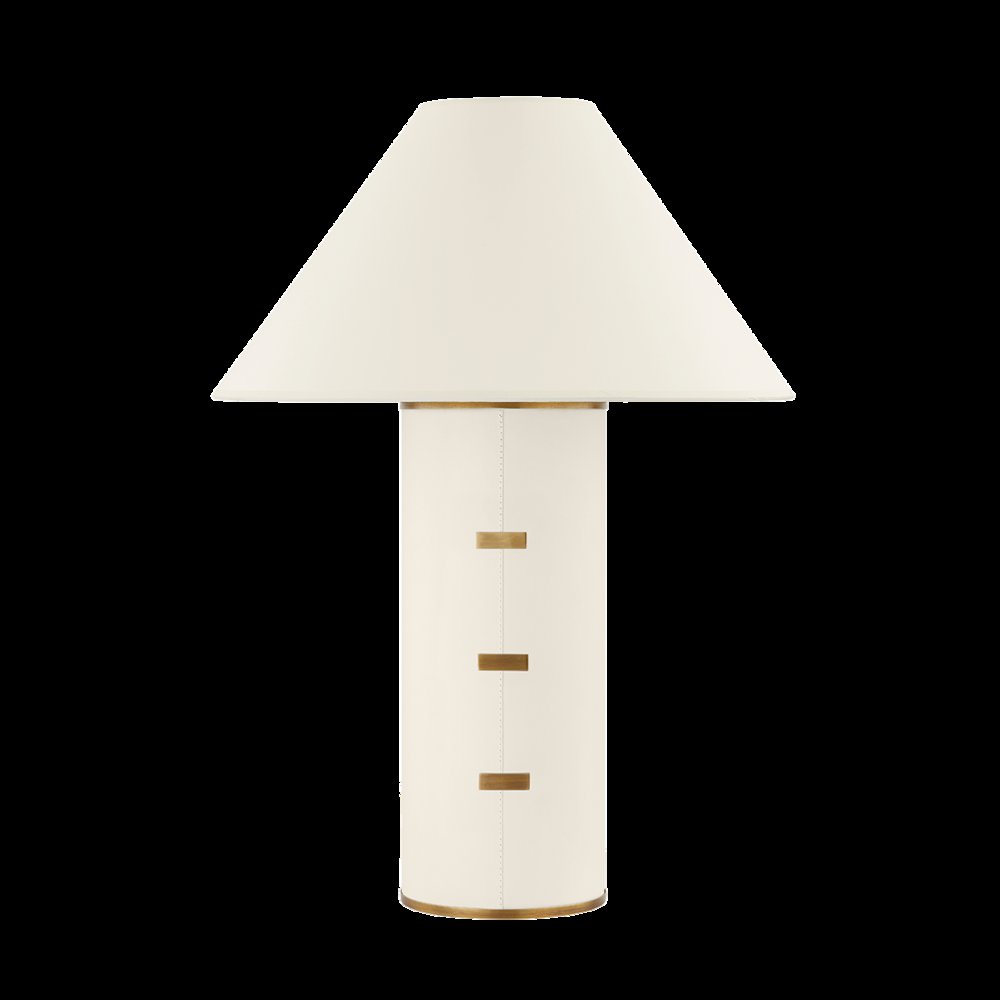 Bond Table Lamp, Patina Brass. Picture 1