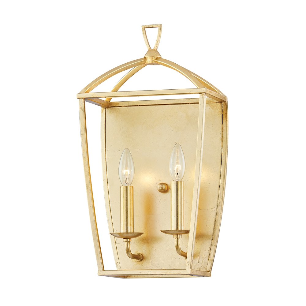 Bryant Wall Sconce In Gold Leaf Color. Picture 1