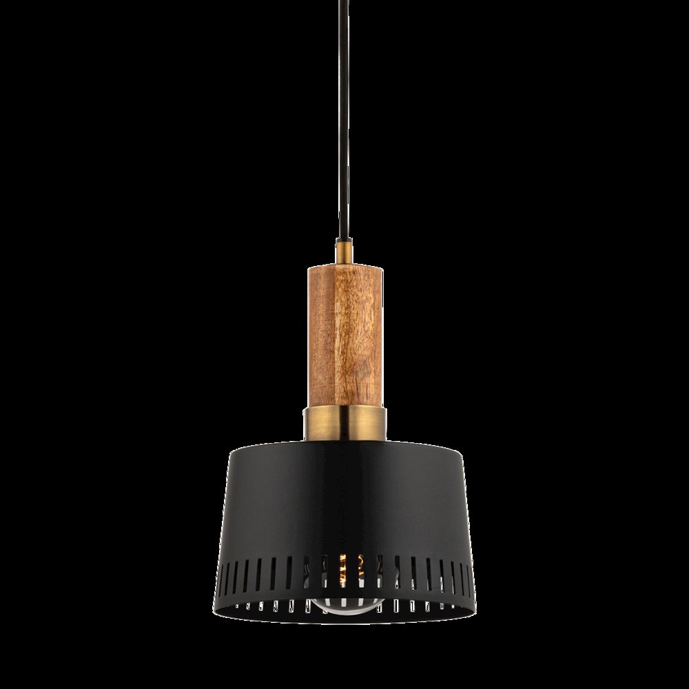 Memphis Pendant, Patina Brass. Picture 1