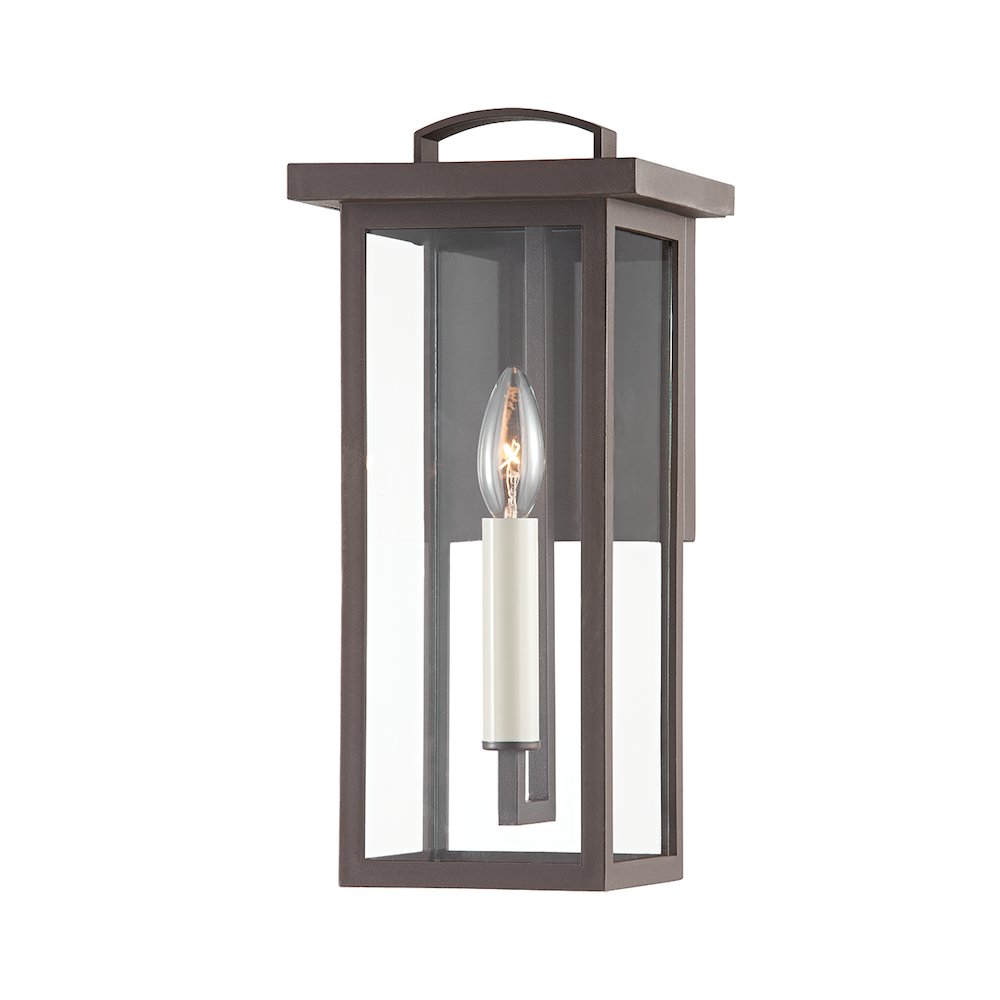 Eden Exterior Wall Sconce, Textured Bronze. Picture 1