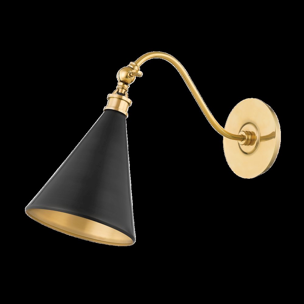Osterley Wall Sconce, Aged Brass, Distressed Bronze. Picture 1