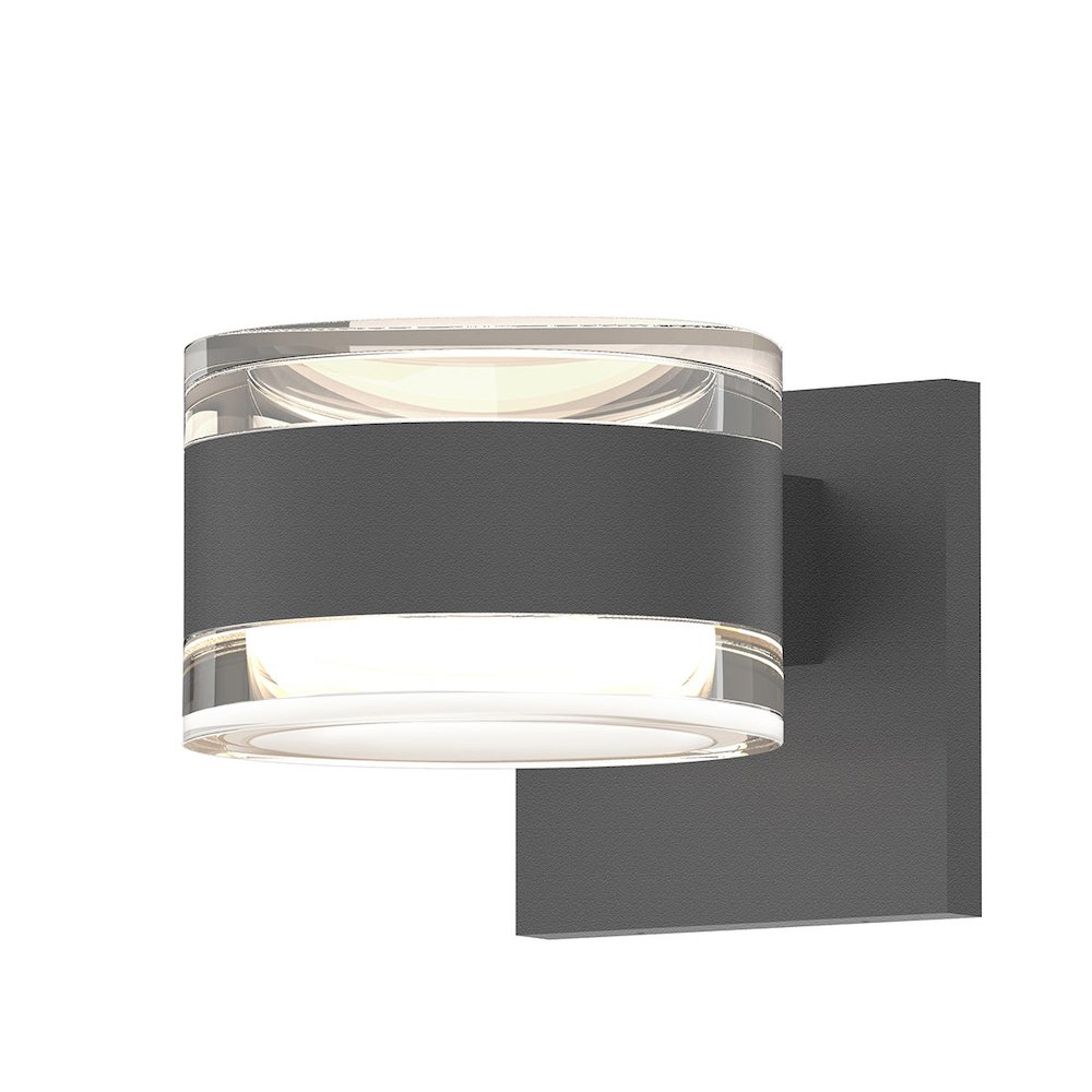 REALS Wall Sconce, Textured Gray. Picture 1