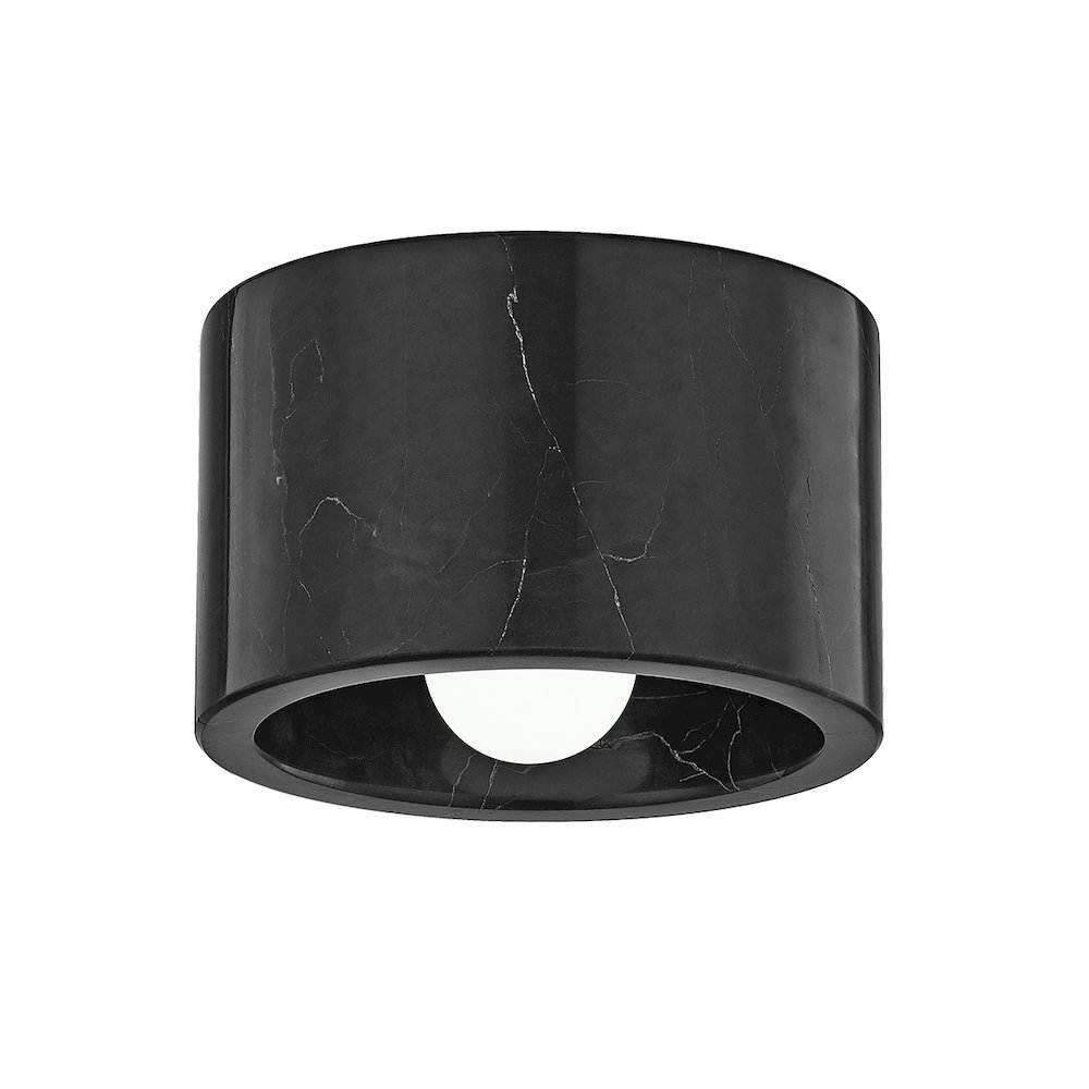 Loris Flush Mount, Polished Nickel. Picture 1