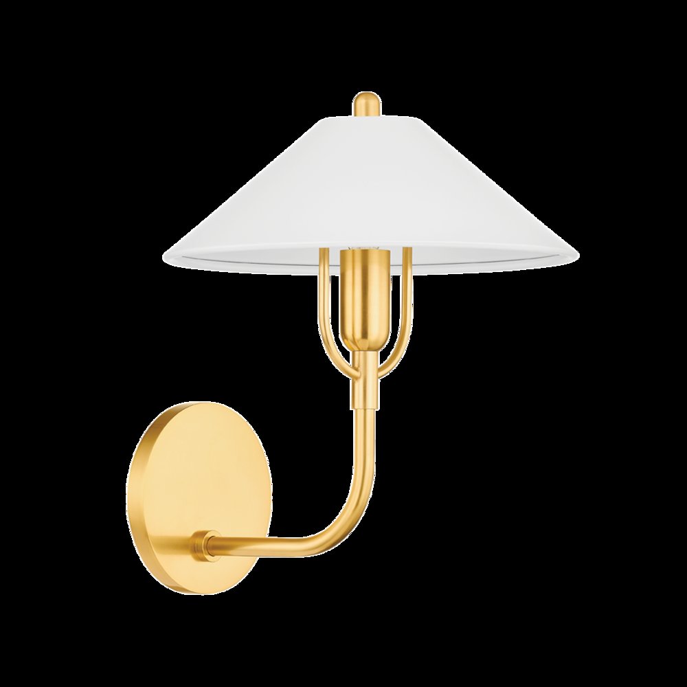 Mariel Wall Sconce, Aged Brass. Picture 1