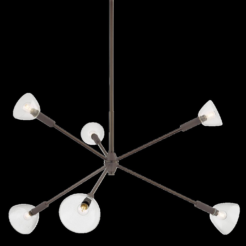 Caraway Chandelier, True Bronze. Picture 1