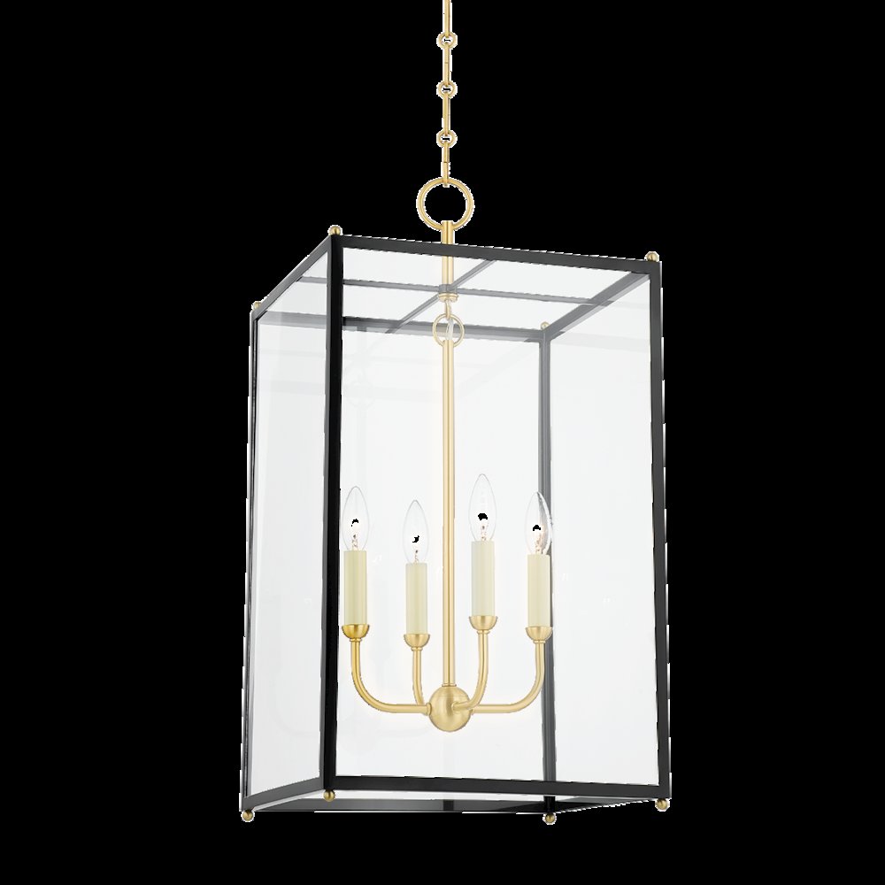 Chaselton Lantern, Aged Brass. Picture 1