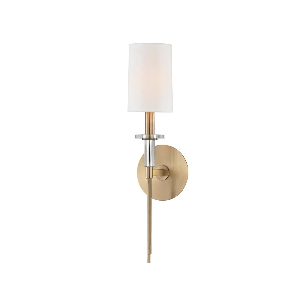Jericho Wall Sconce In Aged Brass Color. Picture 4