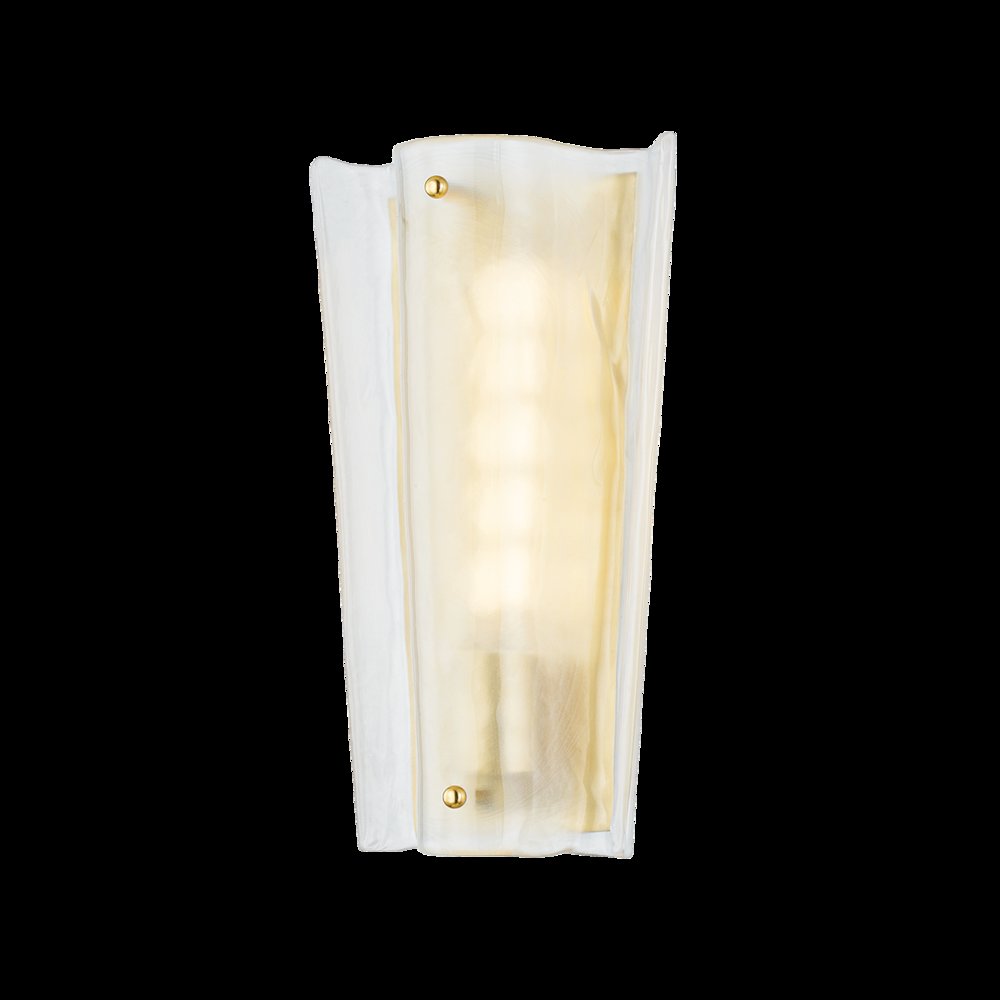 Baxford Wall Sconce, Aged Brass. Picture 1