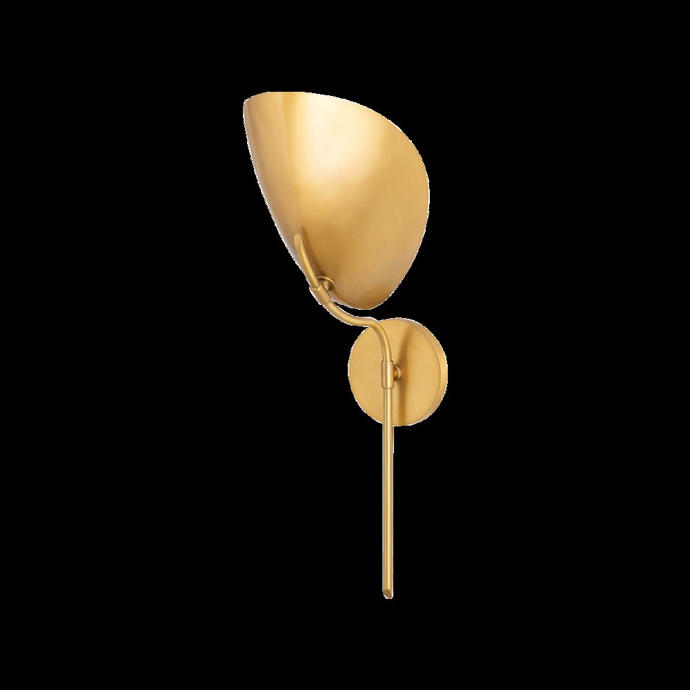 Avondale Wall Sconce, Aged Brass. Picture 1