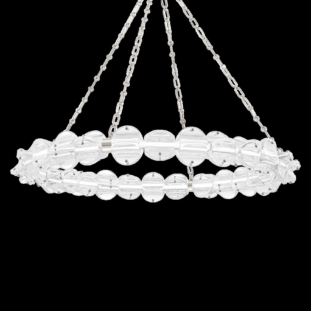 Lindley Chandelier, Polished Nickel. Picture 1
