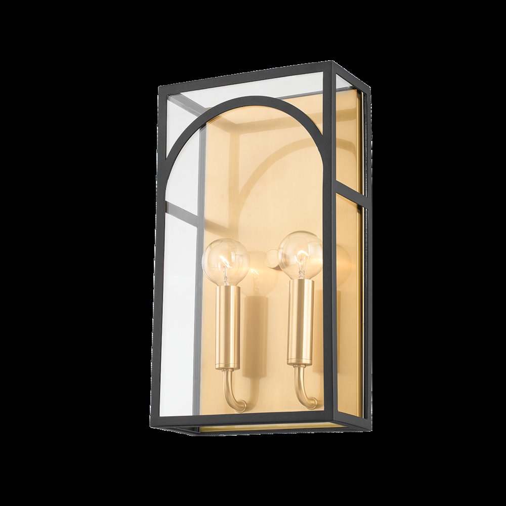 Addison Wall Sconce, Aged Brass. Picture 1