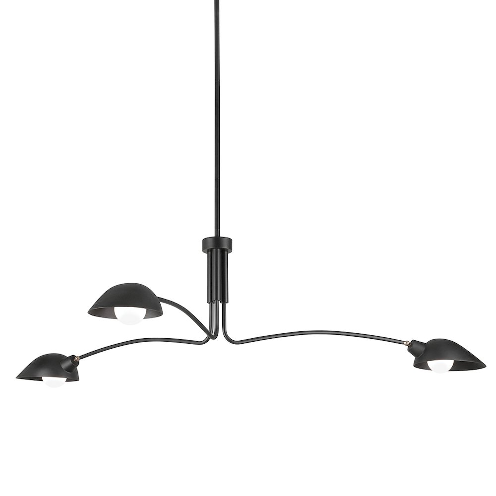 Leo Chandelier, Soft Black. Picture 1