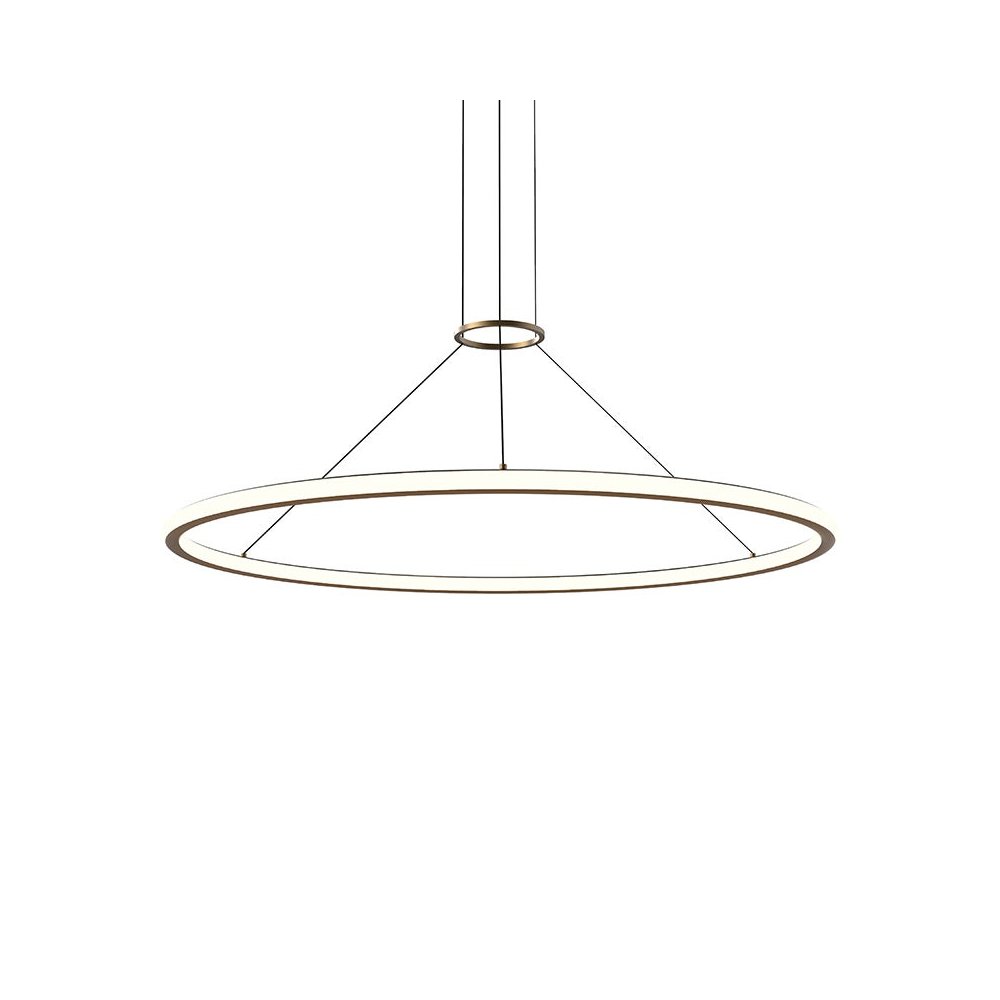 Luna Pendant, Brass. Picture 1