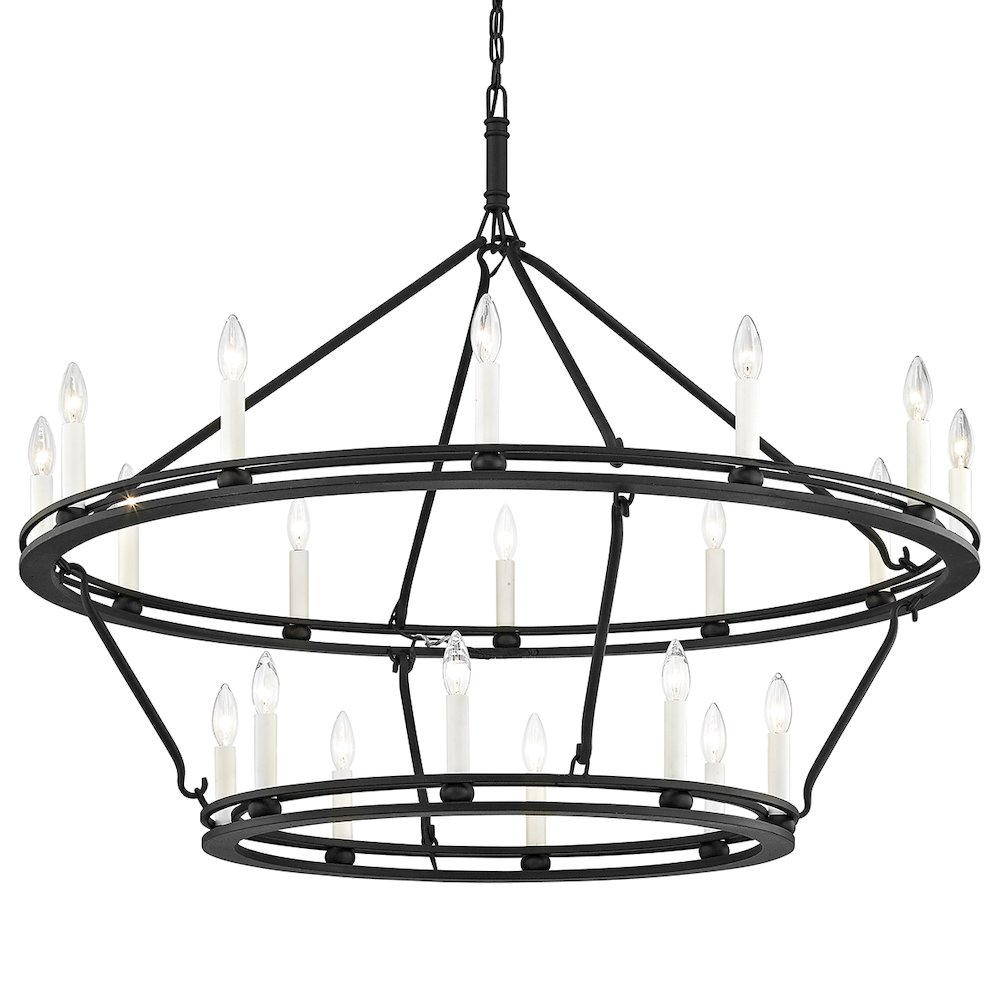 Sutton Chandelier, Texture Black. Picture 1