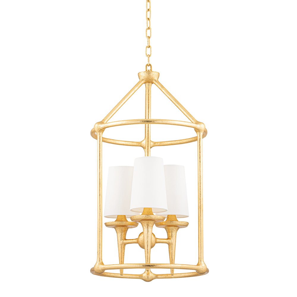 Torch Lantern, Gold Leaf. Picture 1