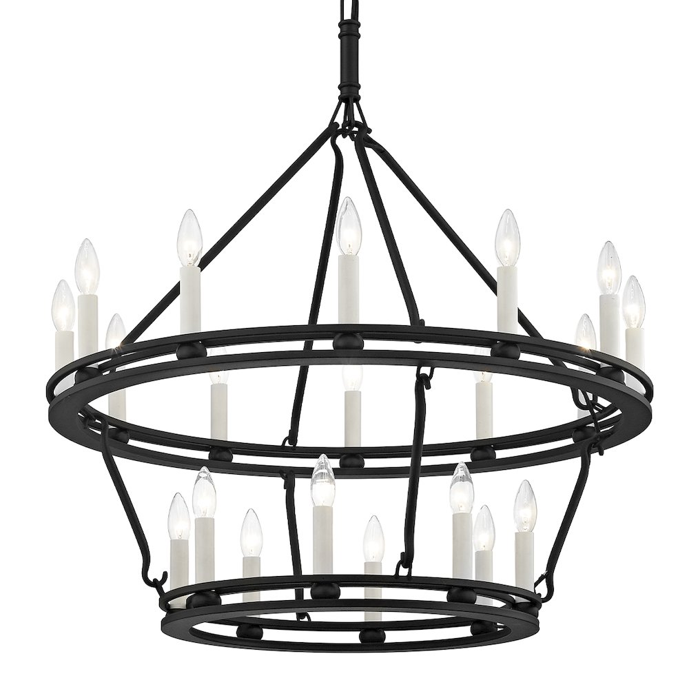 Sutton Chandelier, Hand-Worked Iron. Picture 1