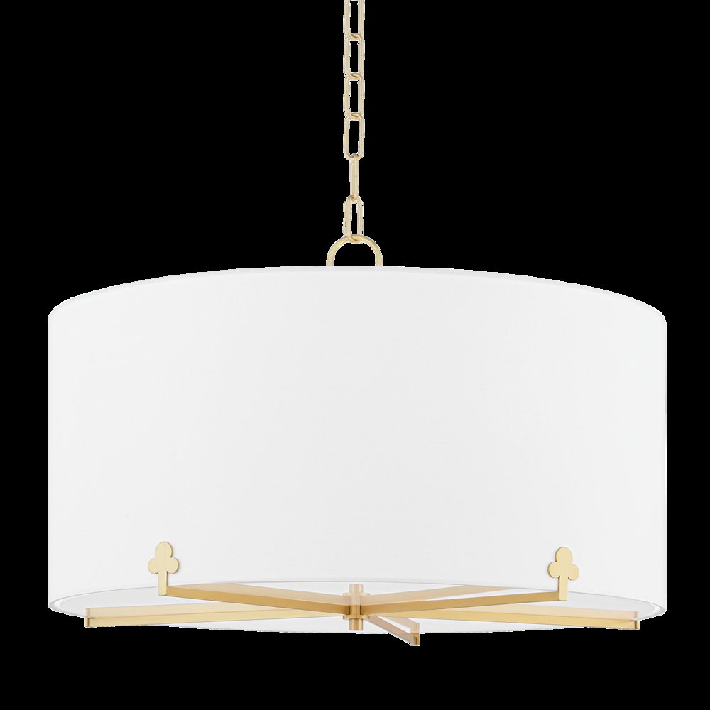 Darlene Chandelier, Aged Brass. Picture 1