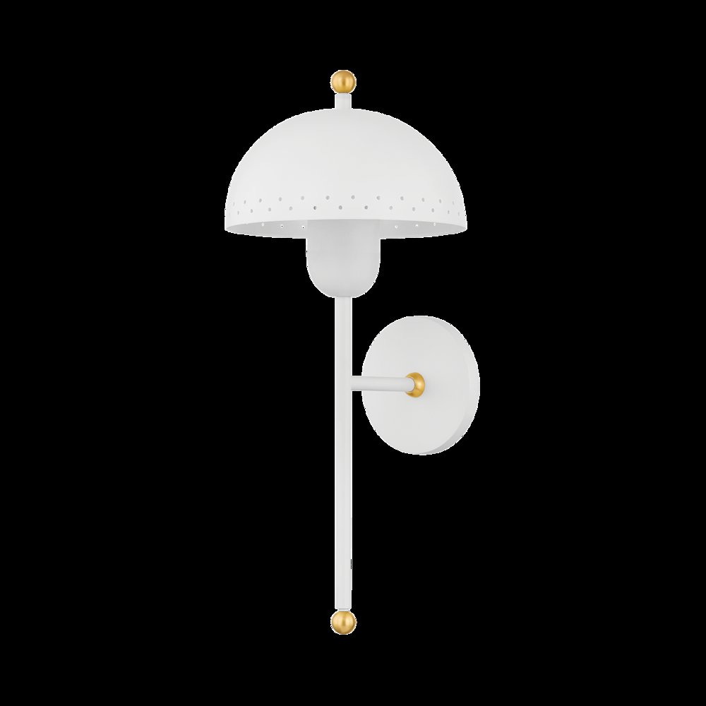 Jojo Wall Sconce, Aged Brass. Picture 1