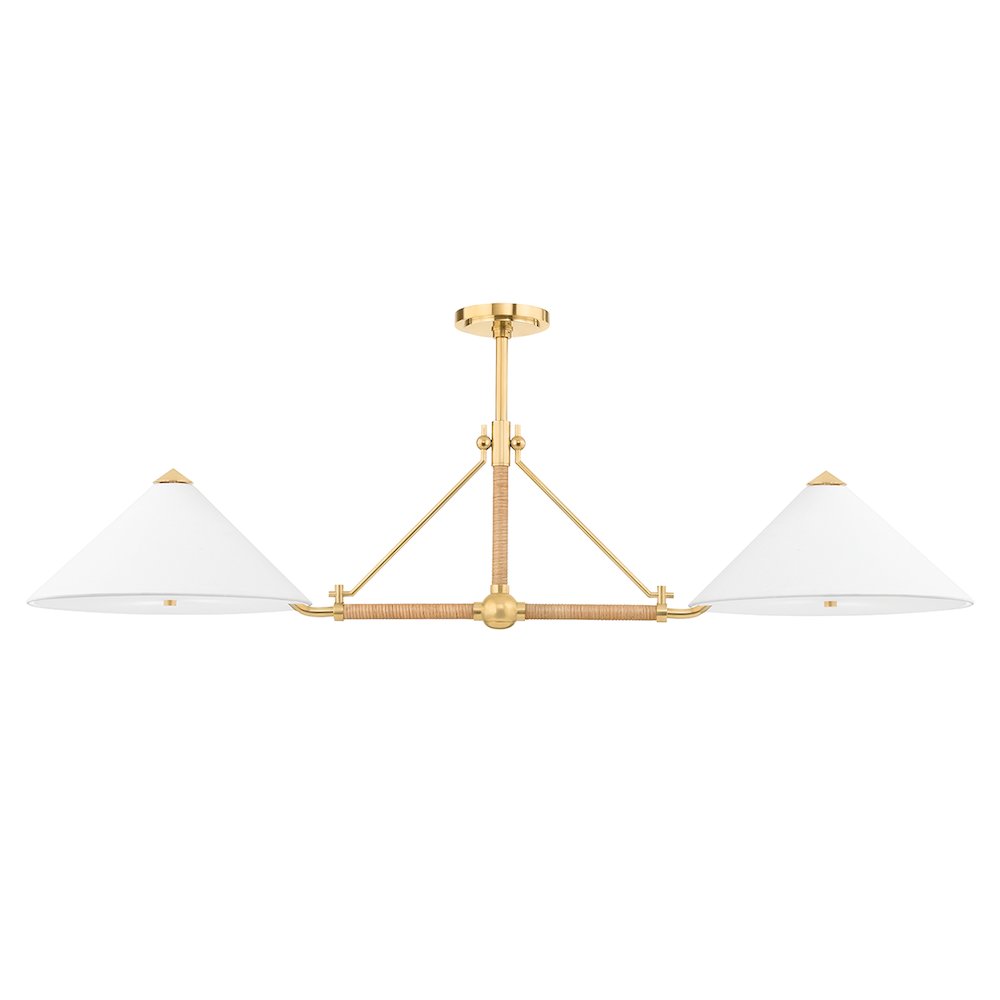 Williamsburg Linear, Aged Brass. Picture 1