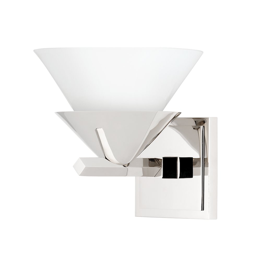 Stillwell Wall Sconce, Polished Nickel. Picture 1