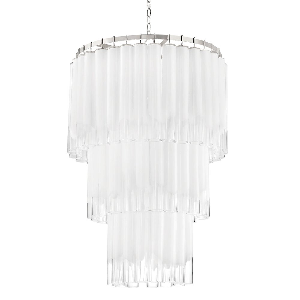 Tyrell Chandelier In Polished Nickel Color. Picture 1
