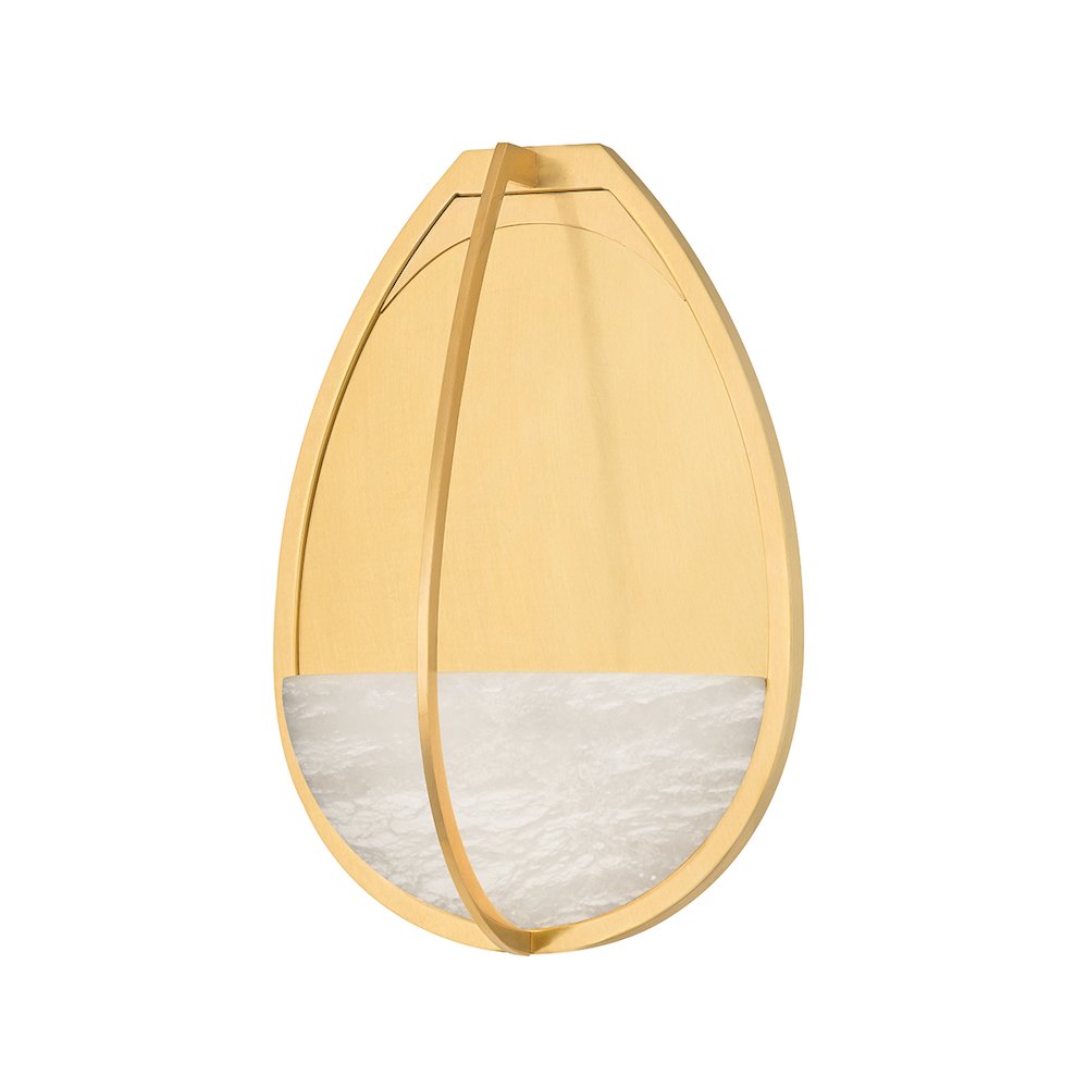 Lloyd Wall Sconce, Aged Brass. Picture 1