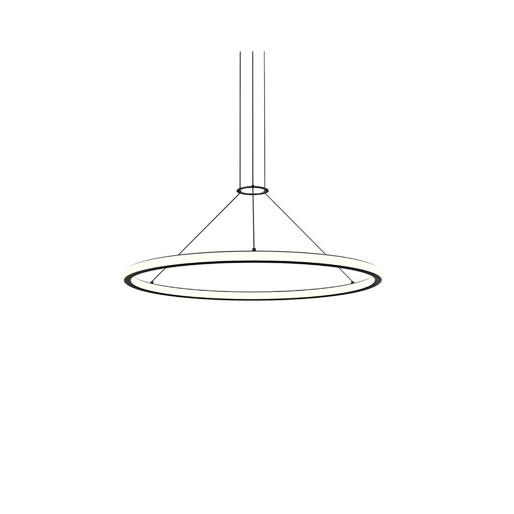 Luna Pendant, Satin Black. Picture 1