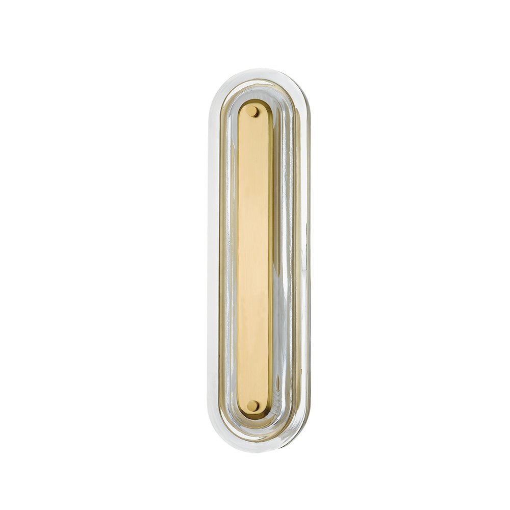 Litton Wall Sconce, Aged Brass. Picture 1