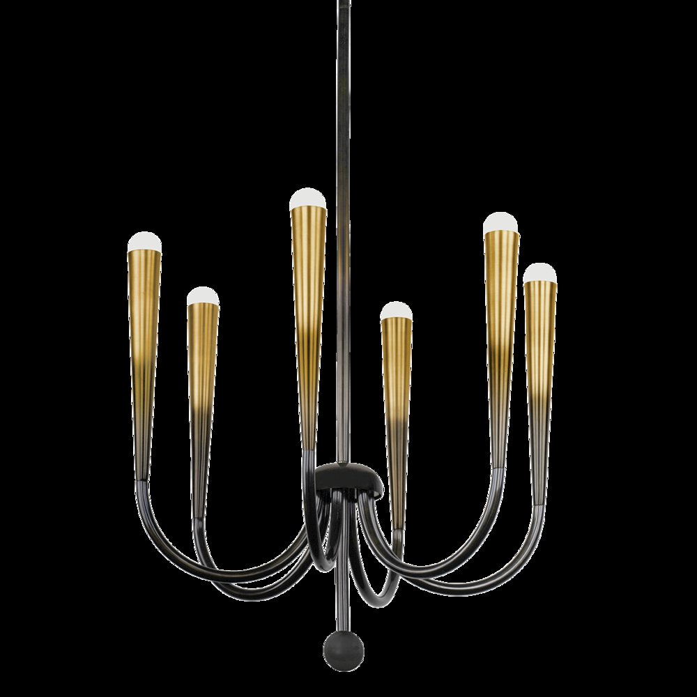 Adley Chandelier, Gradient Brass. Picture 1