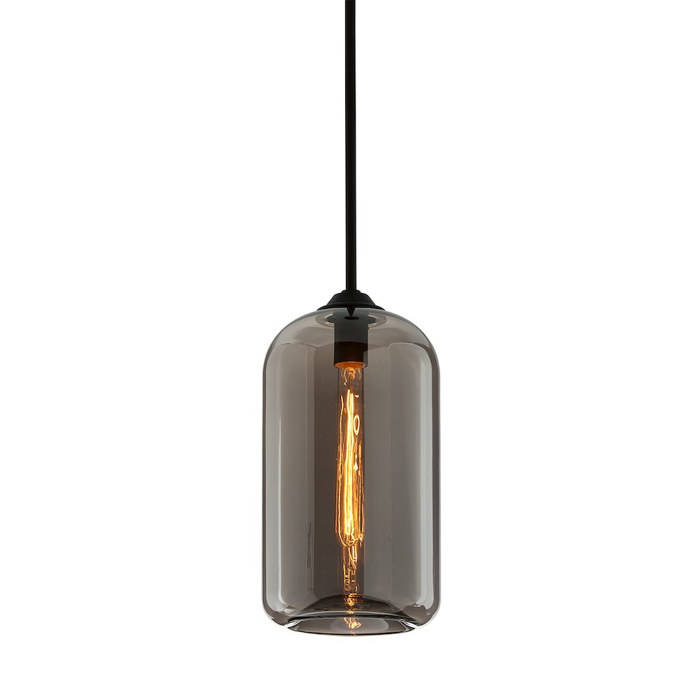District Pendant, Soft Black. Picture 1