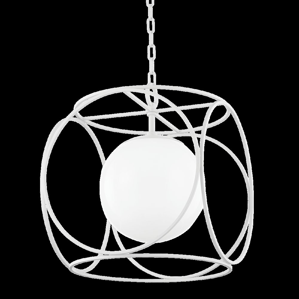Claire Pendant, Texture White. Picture 1