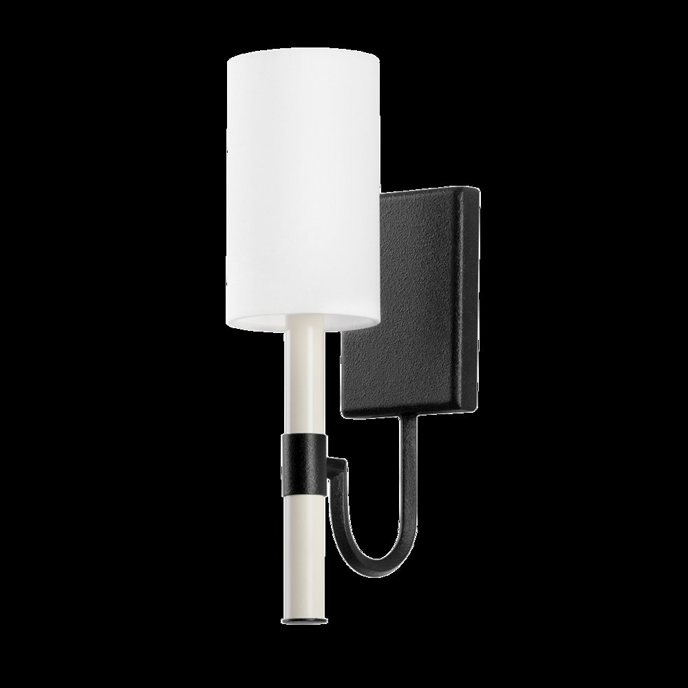 Gustine Wall Sconce, Forged Iron. Picture 1