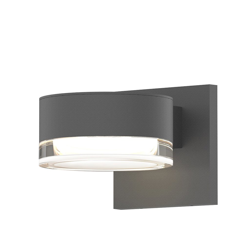 REALS Wall Sconce, Textured Gray. Picture 1