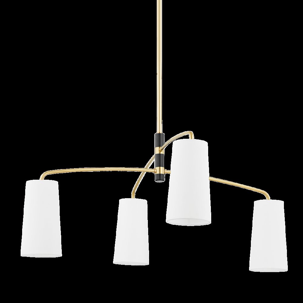 Evelyn Chandelier, Aged Brass. Picture 1