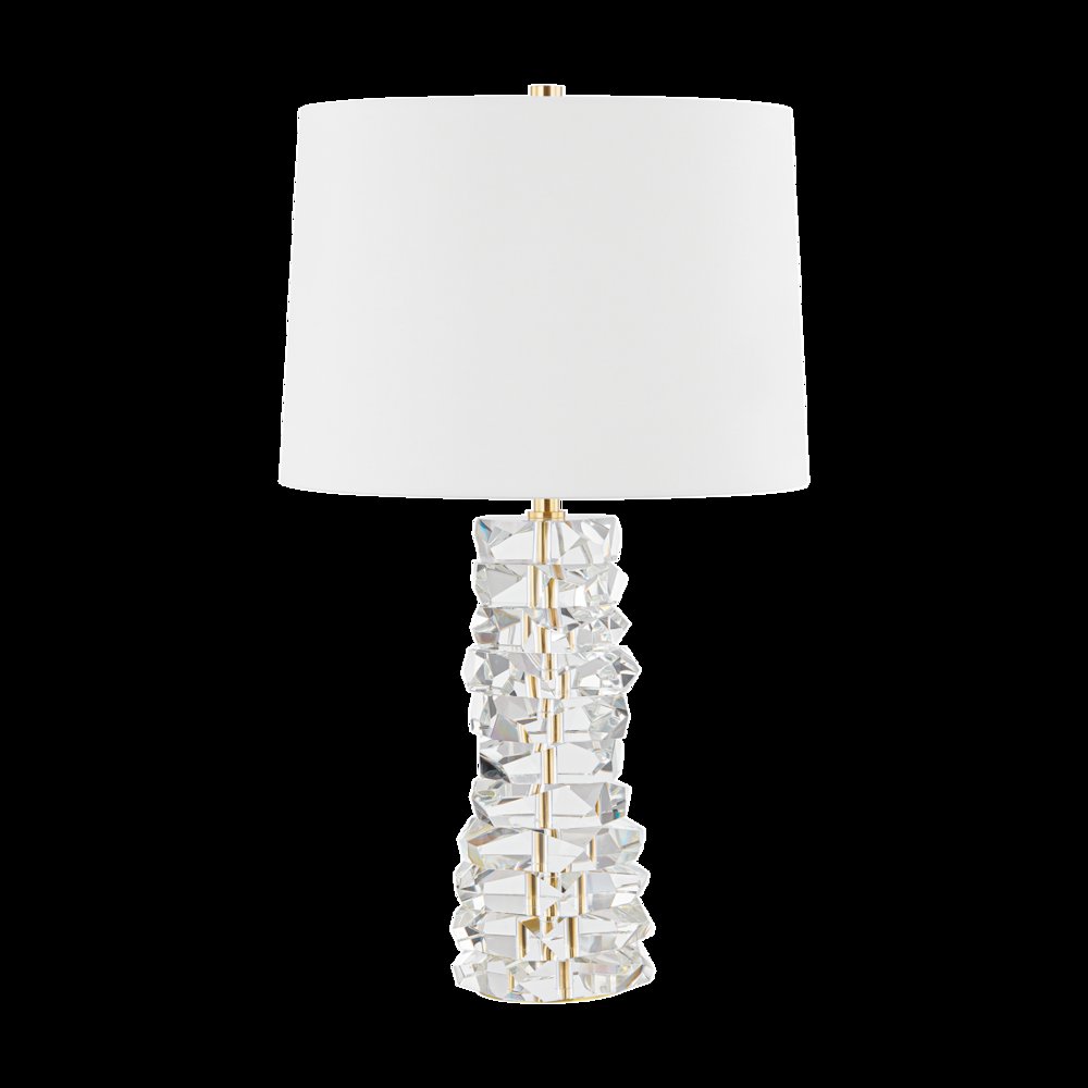 Bellarie Table Lamp, Aged Brass. Picture 1