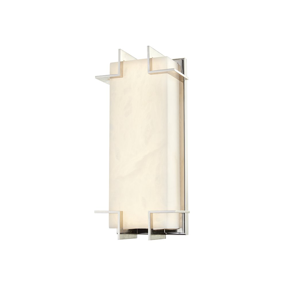 Delmar Wall Sconce, Polished Nickel. Picture 1