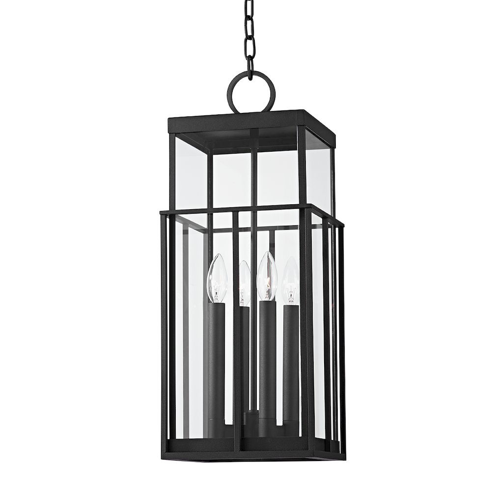 Longport Exterior Pendant, Texture Black. Picture 1