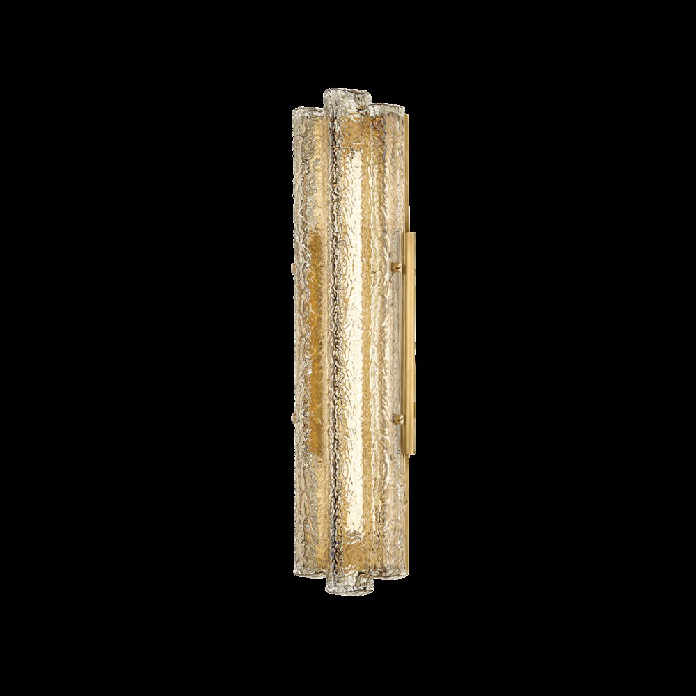 Carnelian Wall Sconce, Vintage Brass. Picture 1