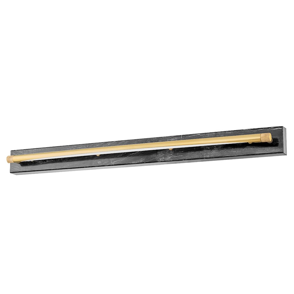Hayden Wall Sconce, Aged Brass. Picture 1