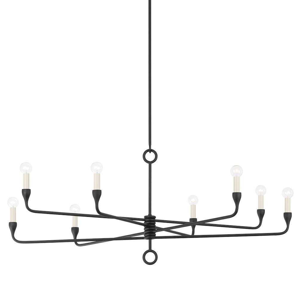 Orson Chandelier, Black Iron. Picture 1