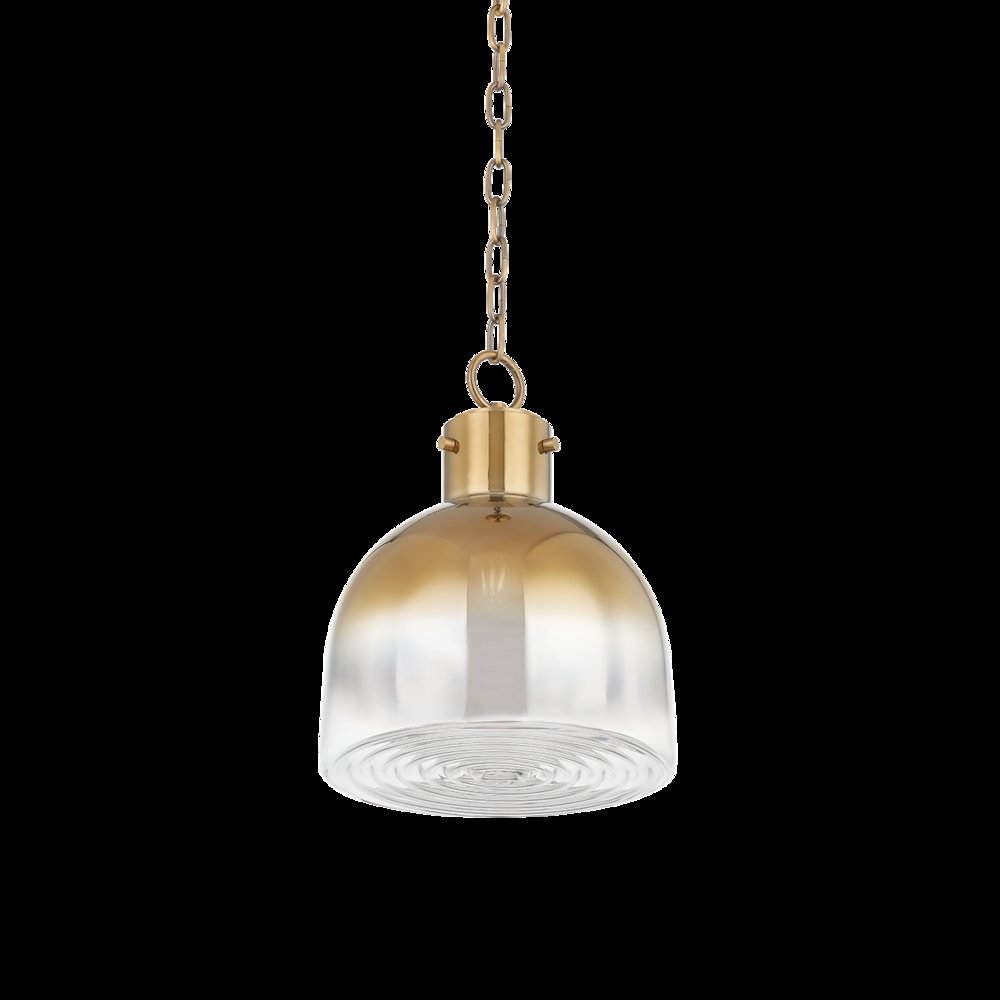 Beryl Pendant, Patina Brass. Picture 1