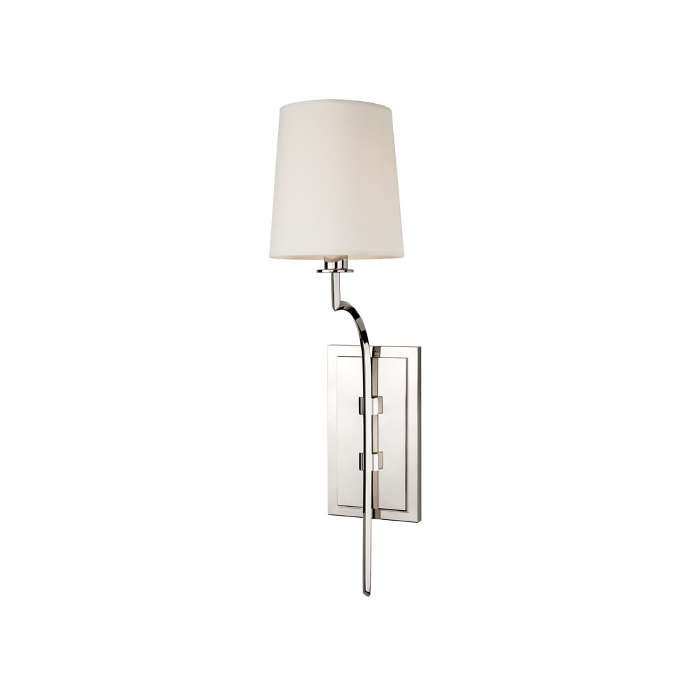 Glenford Wall Sconce, Polished Nickel. Picture 1