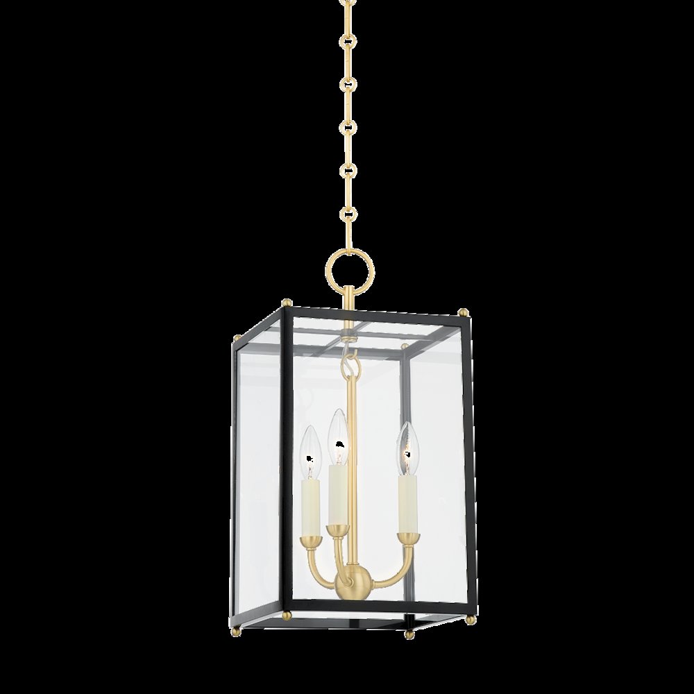 Chaselton Lantern, Aged Brass. Picture 1