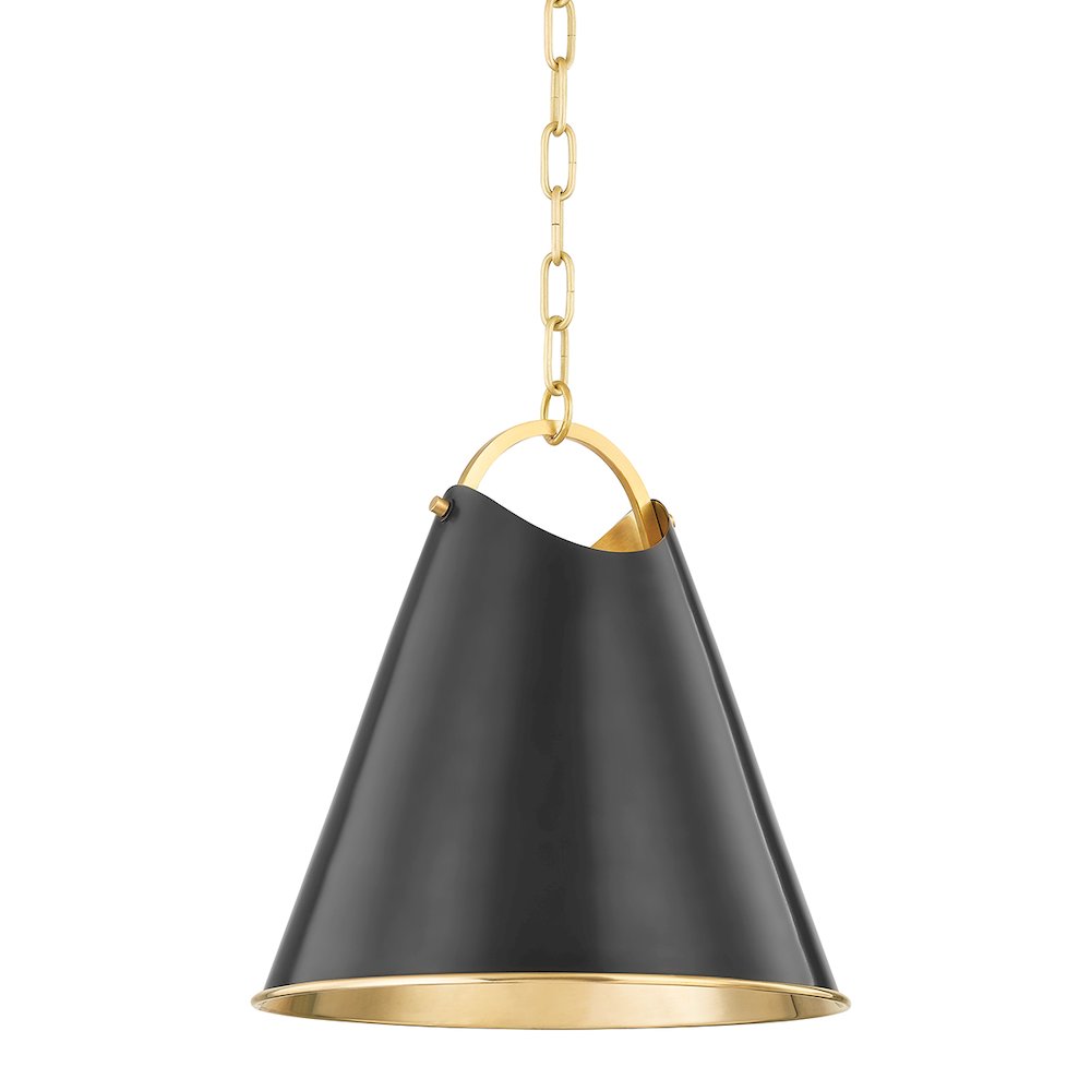 Burnbay Pendant, Aged Brass, Old Bronze. Picture 1