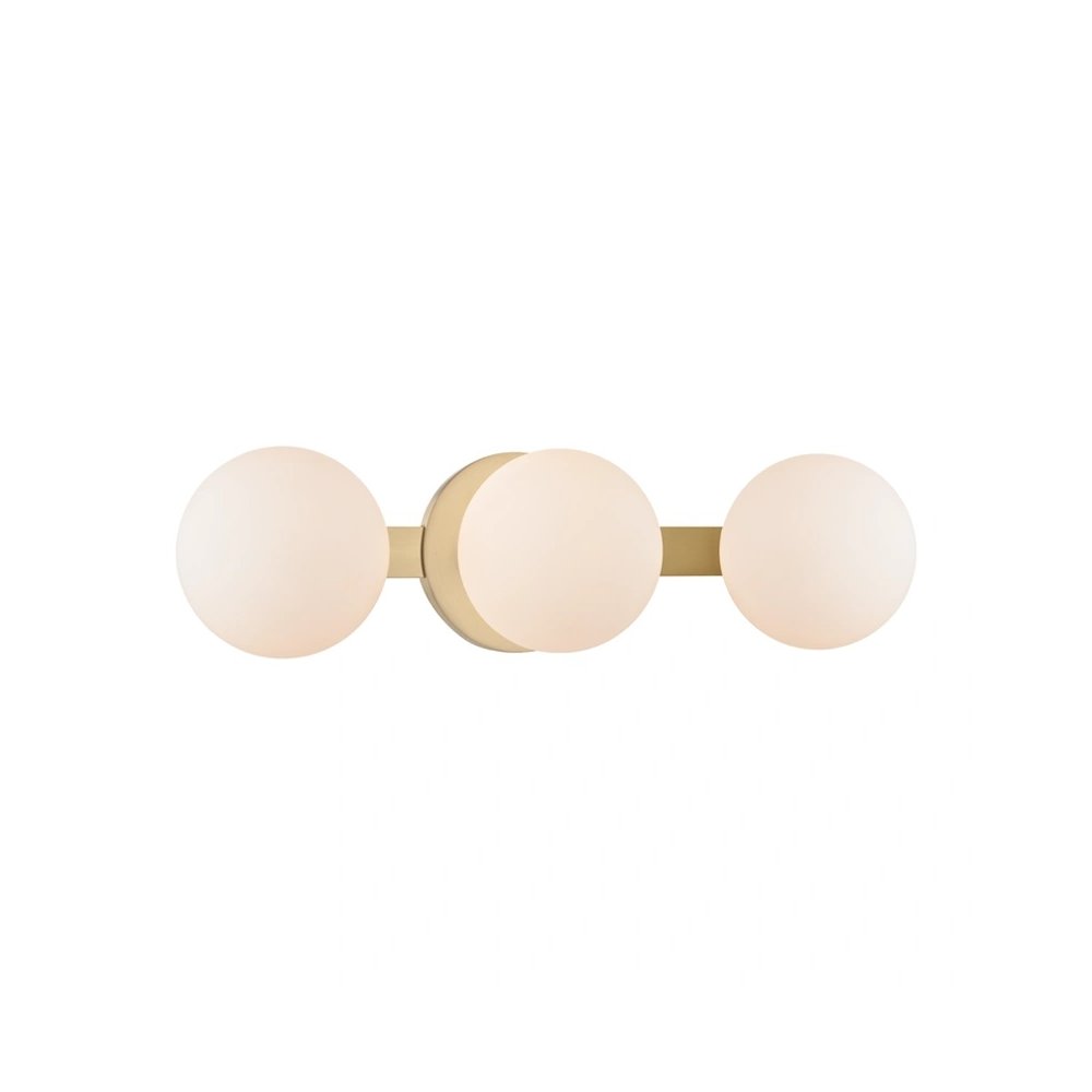 Baird Bath And Vanitywall Sconce In Aged Brass Color. Picture 1