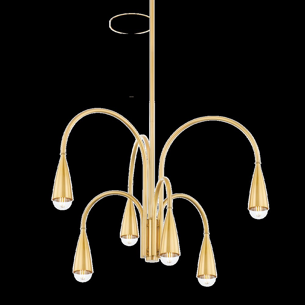 Jenica Chandelier, Aged Brass. Picture 1